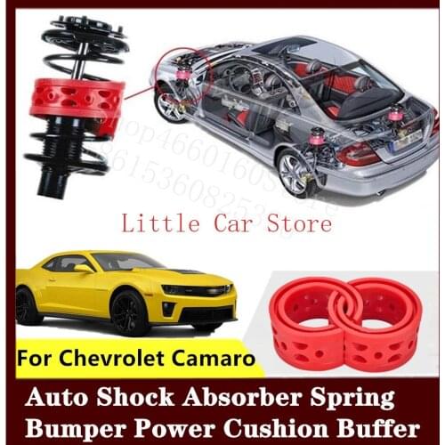 2PCS Front Suspension Shock Bumper Spring Coil Cushion Buffer For Chevrolet Camaro