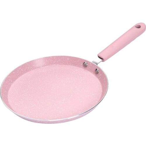 Non-Stick Kitchen Cooking Frying Pan Pink Aluminum Alloy Omelet Pans Pancake Egg Steak Pancakes Breakfast Maker Cookware Tools