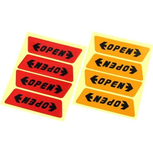 Car Door Open Warning Safety Car Sticker For LADA Priora Sedan sport Kalina Granta Vesta X-Ray XRay