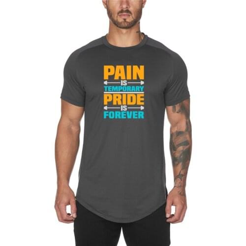 Brand Mens Casual Short Sleeve Fashion Shirts Mesh Quick Dry Compression Tshirt Fitness Men Gym Sports Tights Sport T Shirt