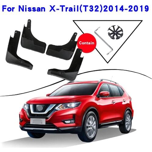 Car Accessories For Nissan XTrail T32 X-Trail X Trail 2014-2019 Mudguards Splash Guards Fender Mudflaps Car Fender Mud Flaps