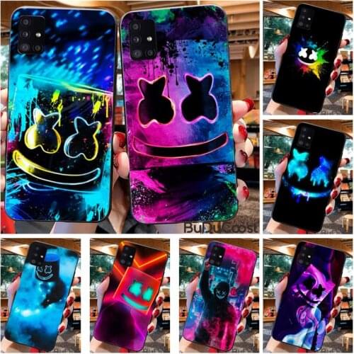Riccu DJ Marshmallow Phone Case For Samsung Galaxy A21S A01 A11 A31 A81 A10 A20E A30 A40 A50 A70 A80 A71 A51