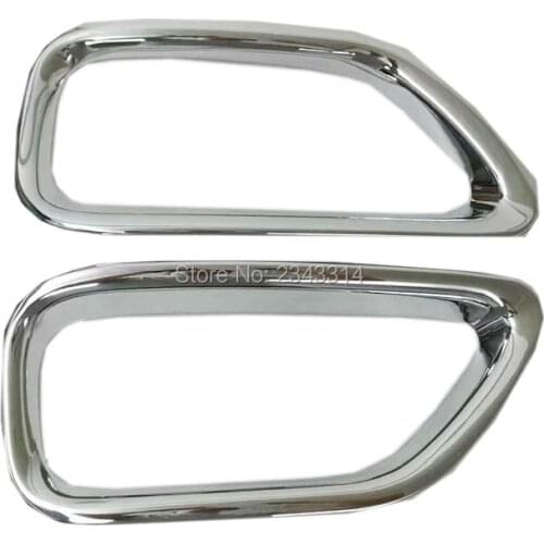 For Nissan Patrol 2017 2018 ABS Rear Fog Light Lamp Eyebrow Tail Foglight Eyelid Cover Protector Exterior Car Styling Accessory