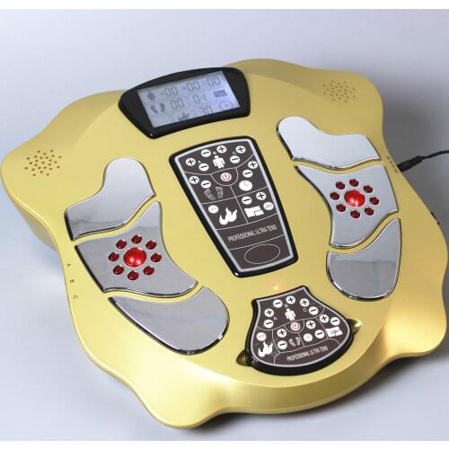 Electric EMS foot massager with heating infrared low frequence physiotherapy for blood circulation large LCD display