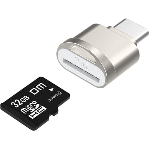 Ginsley G007 Mini Type C usb2.0 Micro SD TF Memory card reader for Mac Huawei Xiaomi LG Sony Tablets Type C Cardreader