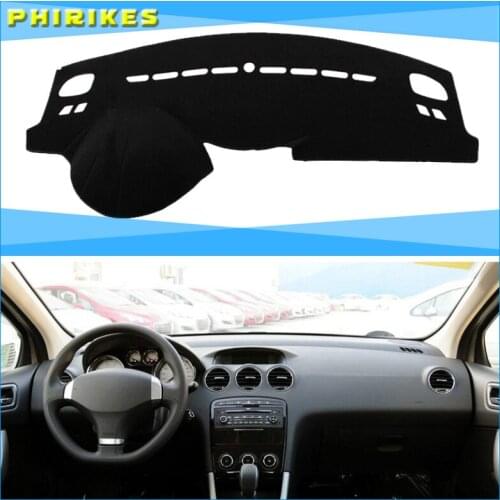 For Peugeot 308 2008 2009 2010 2011 2012 2013 Car Inner Auto Dashboard Cover Dashmat Pad Carpet Sun Shade Dash Board Cover Fit