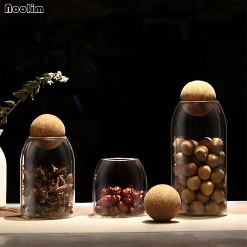 NOOLIM Creative Kitchen Storage Bottles for Bulk Products Jars with Lid Spices Sugar Tea Coffee Container Receive Organizer Cans