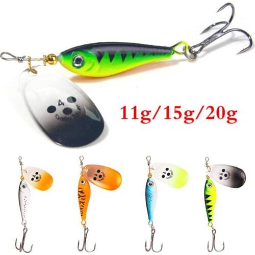 11g/15g/20g VIB Metal Spinner Fishing Lures Bass Bait Sinking Bait Hard Artificial Fish Lures Wobbler Saltwater Fishing Tackle