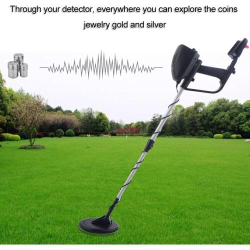 All metal detector Portable Lightweight Underground Metal Detector Finder Metal Length Adjustable Under Shallow Water MD4030
