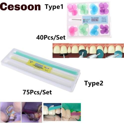 Cesoon Dental Polishing Discs Dental Abrasive Strips Teeth Polishing Finishing Gloss Contourin