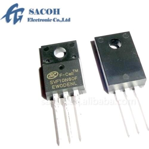New 10PCS/Lot SVF10N60F or SVF10N65F or SVF10N80F SVF11N60F SVF11N65F SVF12N60F SVF12N65F SVF13N60AF SVF14N60CFJ TO-220F MOSFET