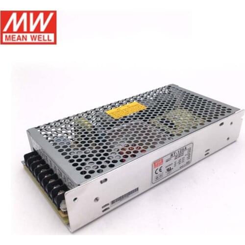 Original MEAN WELL RT-125A 131W AC/DC Triple Output Switching Power Supply 5V 12V -5V DC 12A 5.5A 1A Power Unit Transformer SMPS