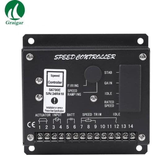 Diesel Engine Speed Governor S6700E Electronic Motor Speed Governor Speed Control Board S6700E
