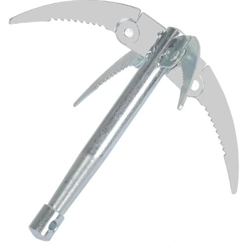 Folding stainless steel aquatic anchor knife, fishing band serrated lawn mower, fishing gear, fishing supplies