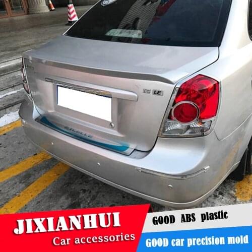 For optra Spoiler 2003-2007 Chevrolet optra Spoiler ABS plastic Material Car Rear Wing Color Rear Spoiler