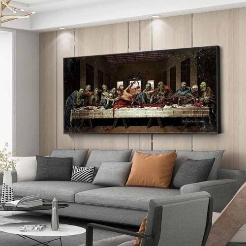 Last Supper DIY Diamond Painting Mosaic Diamond Embroidery Stitch Home decor Decoration Horror Demon Monster Pattern Mosaic Sale