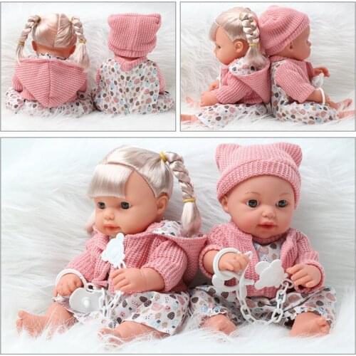 0-7 years old 12inch Vinyl 12 Sound Reborn Baby Fully Enamelled Suit Child Doll Children Birthday Gift Baby Early Education