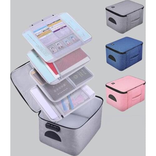 High Capacity Briefcase Heighten Multifunction Storage Documents Bag office Certificate file Organization package Accessories