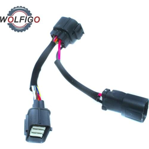 WOLFIGO 10 Pin Engine Harness OBD1 To OBD2 Distributor Jumper Harness For Acura Integra Honda Dizzy Civic