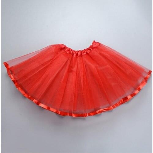 2020 new year Sweet Girls Tutu Skirts Baby Girls Fluffy Pettiskirts Skirt Princess Girl Ball Gown skirt Dance Wear Party red