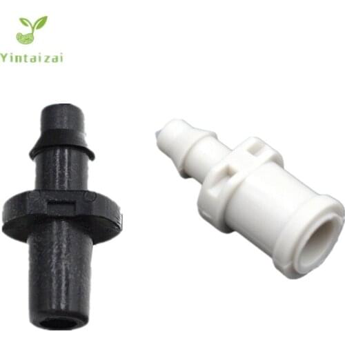 1/4inch Barb x 6mm 7.5mm Insert Connector For Micro Sprinkler Barbed Adaptor Micro Irrigation Drip Fittings