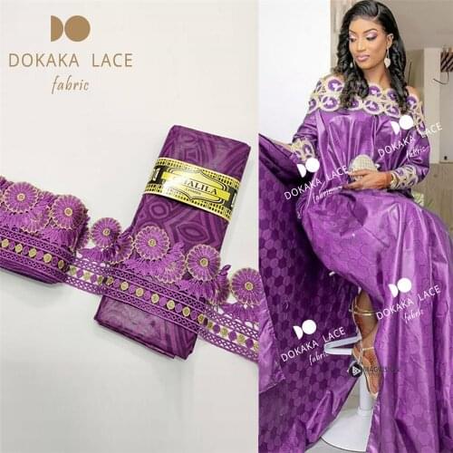 5+5 Yards Basin Tissu 2020 New Design African Lace Fabric Bridal Indian Dress Fabric And Bazin Riche Getzner Senegal Material