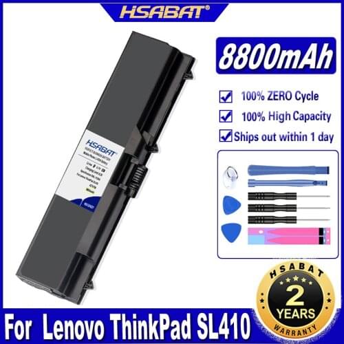 HSABAT 42T4708 8800mAh Battery for Lenovo ThinkPad SL410 L410 SL510 L510 T410 T510 E40 E50 E420 L412 L420 L521 W510 T410i E520
