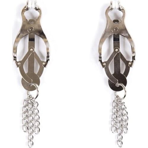 Alternative Toy Spider Trilobite Special Fun Breast Clip Stainless Steel Strong Breast Clip Labia Clip Iron Chain