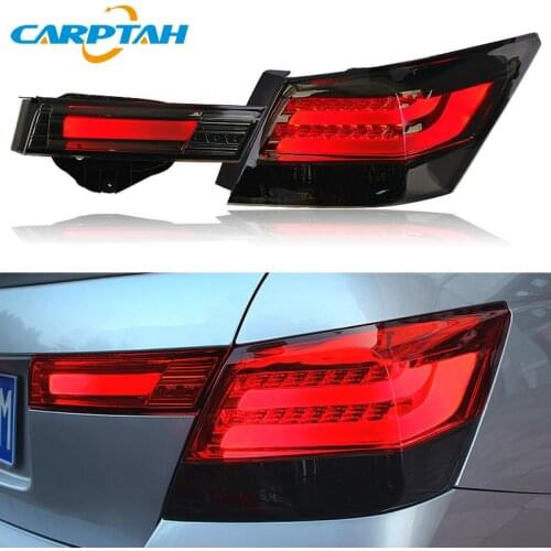 Car Styling Tail Lights Taillight For Honda Accord 8 2008 - 2012 2013 Rear Lamp DRL + Turn Signal + Reverse + Brake LED Light