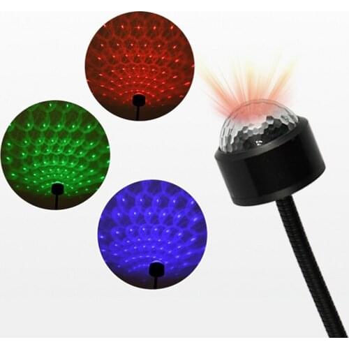 Car USB Starry Sky Ambient Light Night Decoration Lamp Auto Interior Entertainment Atmosphere Lights