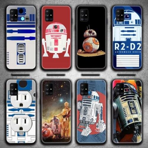 BB8 BB 8 R2D2 Robot Phone Cases For Samsung Galaxy A21S A01 A11 A31 A81 A10 A20E A30 A40 A50 A70 A80 A71 A51 5G