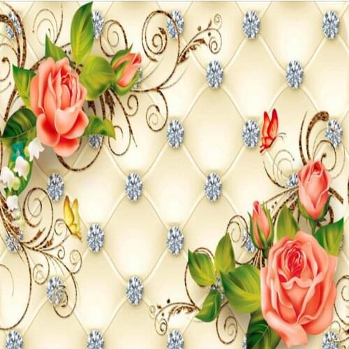 Dropship Colomac Flora Wallpaper HD Wallpaper Perfume Lily Decoration Mural Wallpaper for Walls 3d Living Room Papel Parede