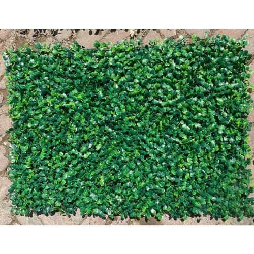 40*60cm Artificial Lawn Green Planting Wall Artificial Plastic Fake Lawn Decoration Encrypted Milan Grass In Stock Drop Ship