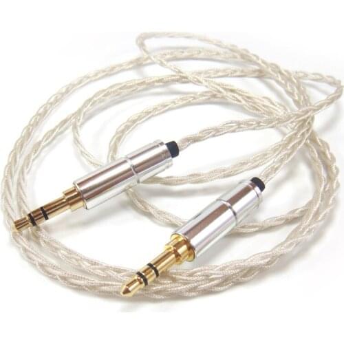 3.5mm to 3.5mm record line 5n silver plated cable 4share