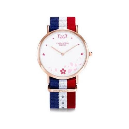 Card Captor Cardcaptor Sakura Kinomoto Star Wing CLEAR CARD Quartz Wrist Watch Waterproof Cosplay Birthday Gift Prop