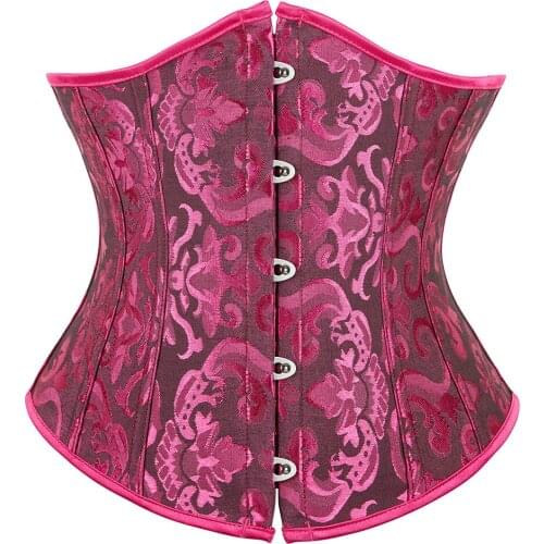 Corset Top Underbust Bustier Tops Vintage Goth Corset Waist Cincher Steampunk Corset Underbust Women Gothic Corset for Women