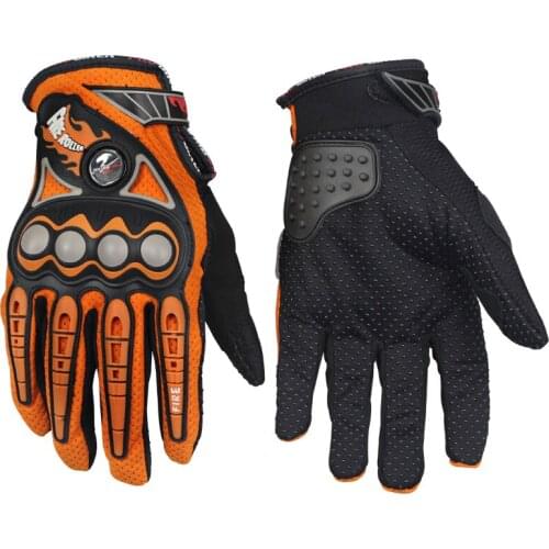 Motorcycle Breatheable Gloves Full Finger for Motocross Dirt Racing Offroad ATV Riding Scooter Protect Gloves