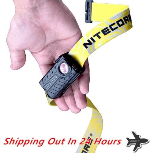 Nitecore NU20 360LMs CREE XP-G2 S3 LED Rechargeable Li-ion Battery 100 Hours Runtime Headlamp for Outdoor running Sport 3 Colors