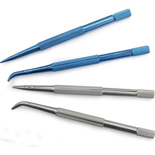 Stainless steel titanium alloy ophthalmic micro instruments clip blade blade holder straight elbow