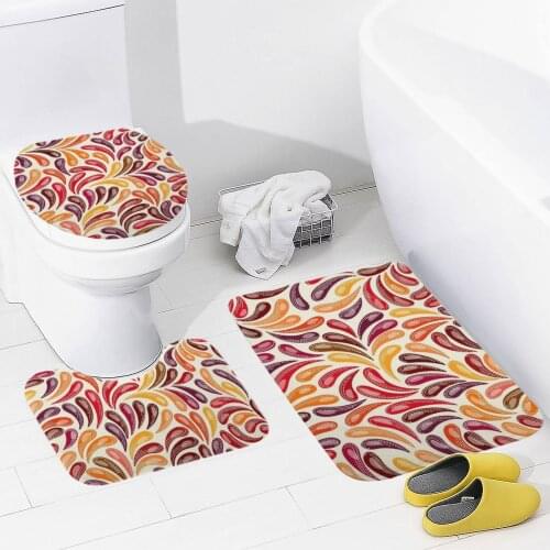 OIMG Bath & Toilet Rug Sets