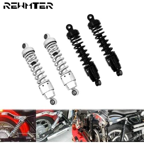310mm Motorcycle 12.20" Rear Shock Absorber Suspension Spring Adjustable For Harley Softail Touring Street Road Glide Sportster