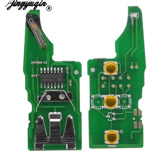 Jingyuqin 3 Buttons Remote Key circuit board Fit for VW/VOLKSWAGEN Caddy Eos Golf Jetta Beetle Polo Up Tiguan Touran 5K0837202AD
