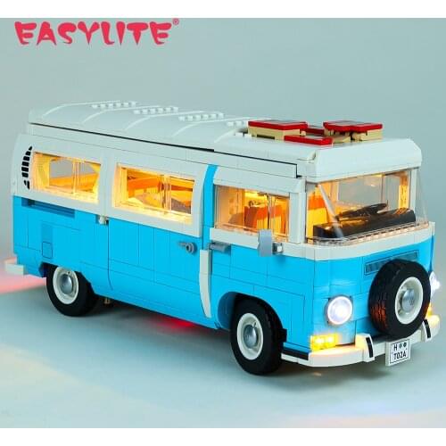 LED Light Kit For 10279 Creator Series Volkswagen T2 Camper Van VW DIY Toys Building Blocks For Christmas Gift Kit NO Model