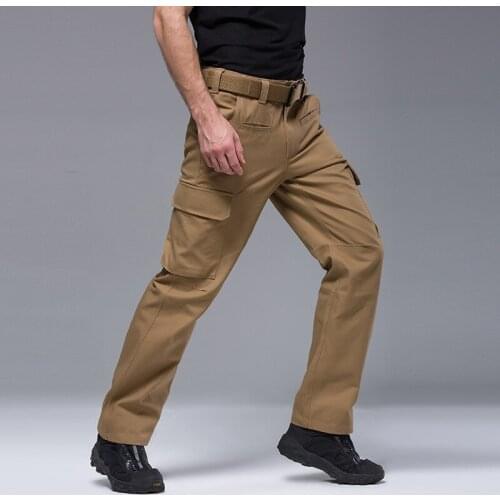 V5.0 Tactical Thickness Multi-pocket Cargo Trousers Outdoors Camping Climbing Military Wear Resistant Overalls Male Pants