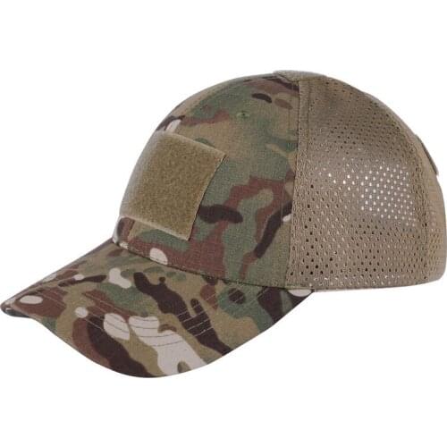 Outdoor Sport Baseball Mesh Hiking Fishing Caps Summer Sun Protection Breathable Hats Army Tactical Quick Dry Snapback Hats