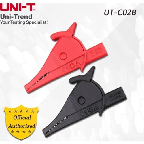 UNI-T UT-C02B (M4) threaded bore alligator clip; suitable for pen tip conversion