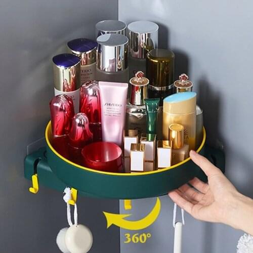 UOSU LIFE 360 °rotary storage rack multifunctional seasoning rack cosmetics storage rack kitchen washing bathroom storage rack