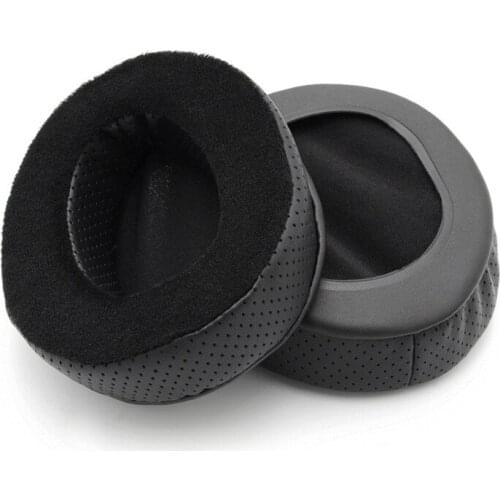 Velour Black Replacement Earpads Pillow Ear Pads Foam Ear Cushions Cover Cups Repair Parts for Sony MDR-DS7500 Headphone Headset