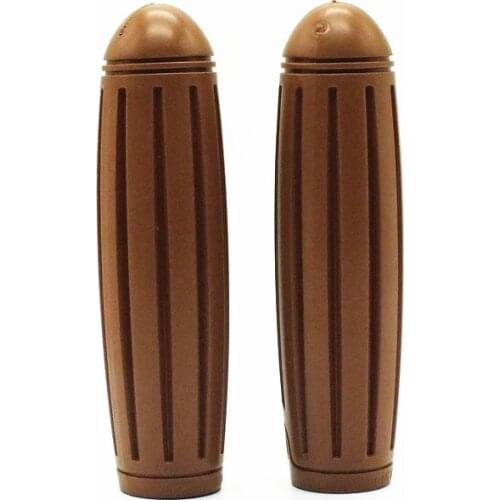 Handlebar Protection Cover Classic Bike Grips Mountain MTB Bicycle Accessories Retro Rubber Plastic Cycling Parts