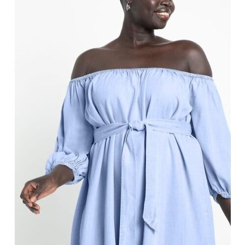 Women Sexy Dresses Off the Shoulder Full Sleeve High Waisted Solid Fashion Elegant Daiy Wear Vestidos Mujer Dress 2021 New Hot